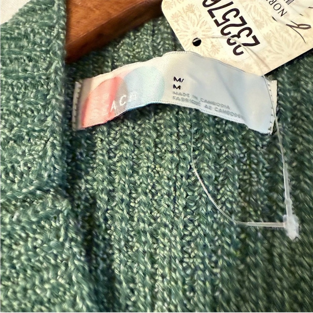 NWT! FREE PEOPLE Women’s MEDIUM Freya Sweater Set / Emerald Spell Combo CP25 - Picture 16 of 16